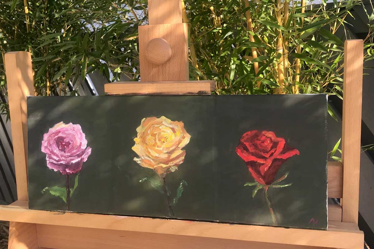 Slikanje vrtnice