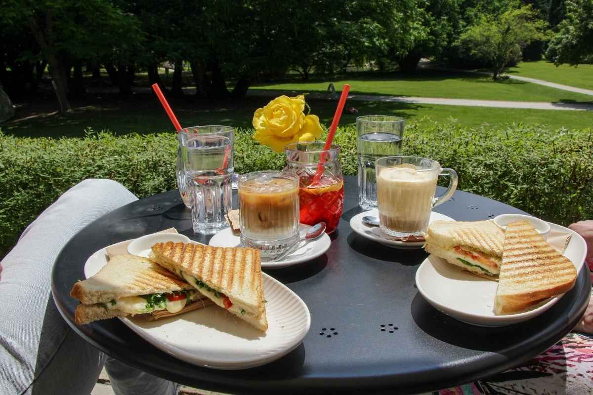Pogostitev v kavarni po sprehodu Pogostitev v Kavarni Arboretum po sprehodu po Arboretumu Volčji Potok