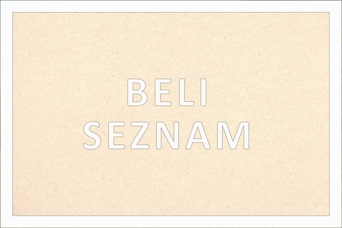 Beli seznam