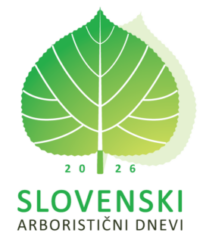 LOGO-Slovenski-arboristični-dnevi-2026 Logotip Slovenskih arborističnih dnevov 2026 z dvema zelenima listoma.
